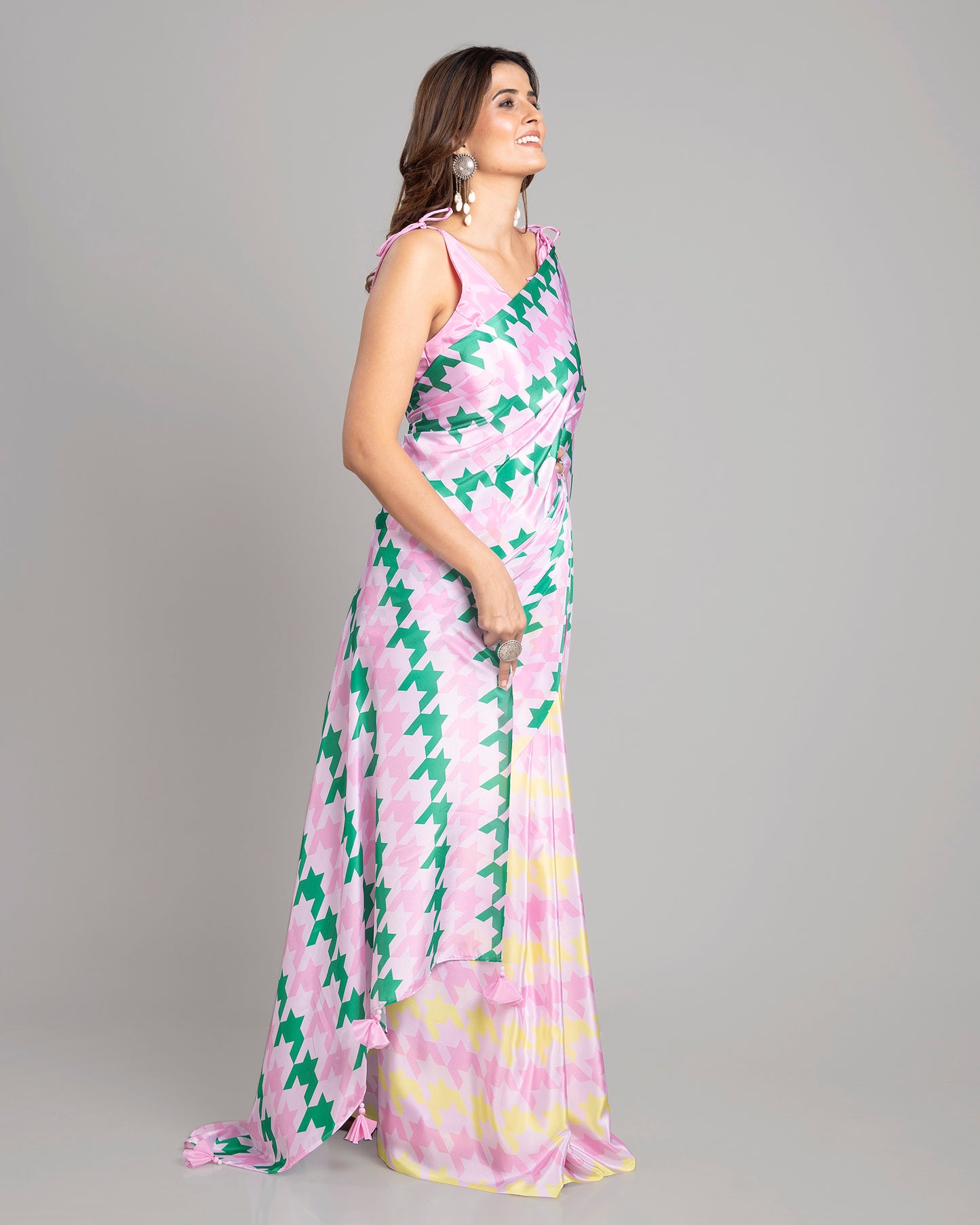 Trendy Bollywood Designer Silk Saree