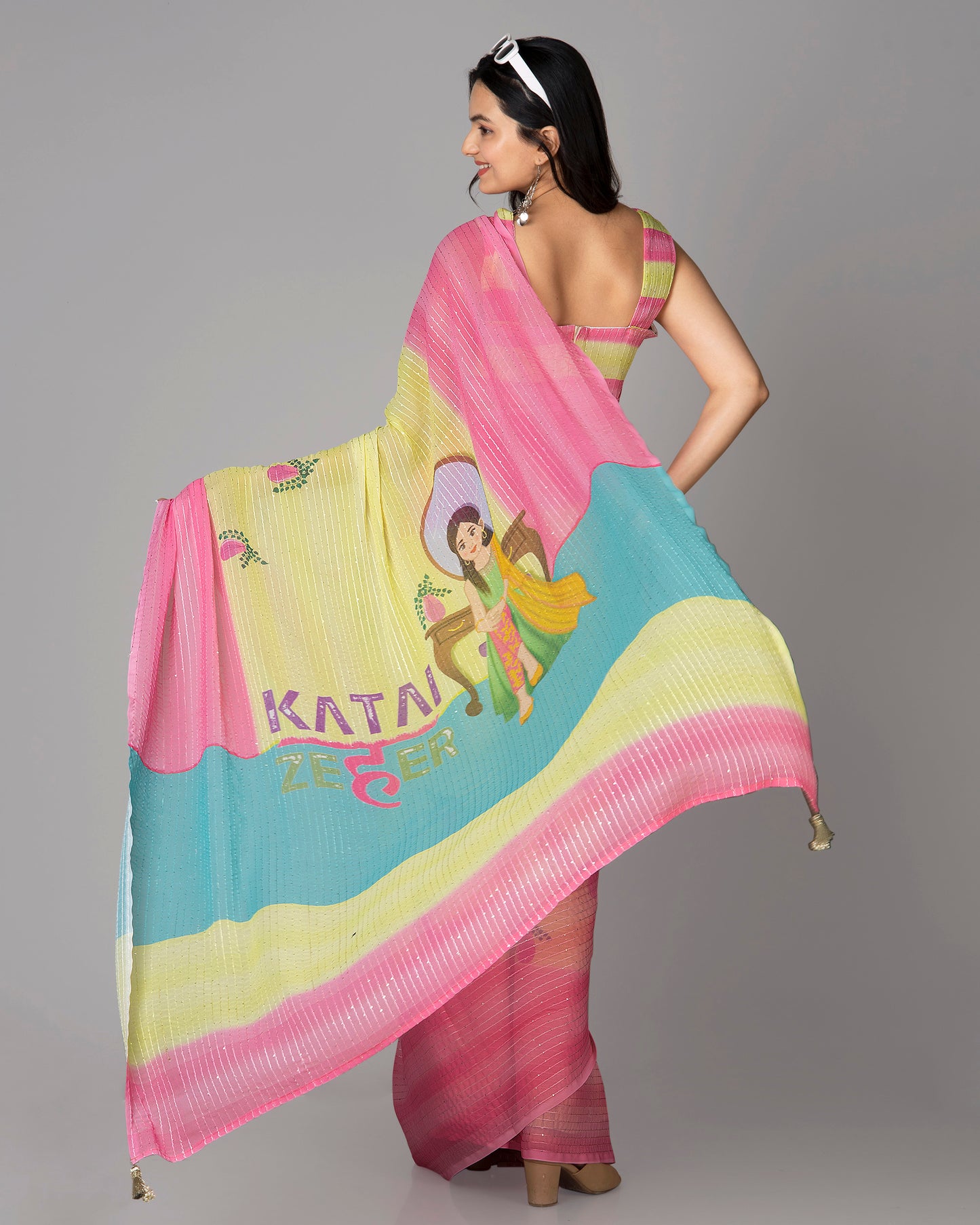 Modern Quirky Twist in Pre-Draped Saree Fashion