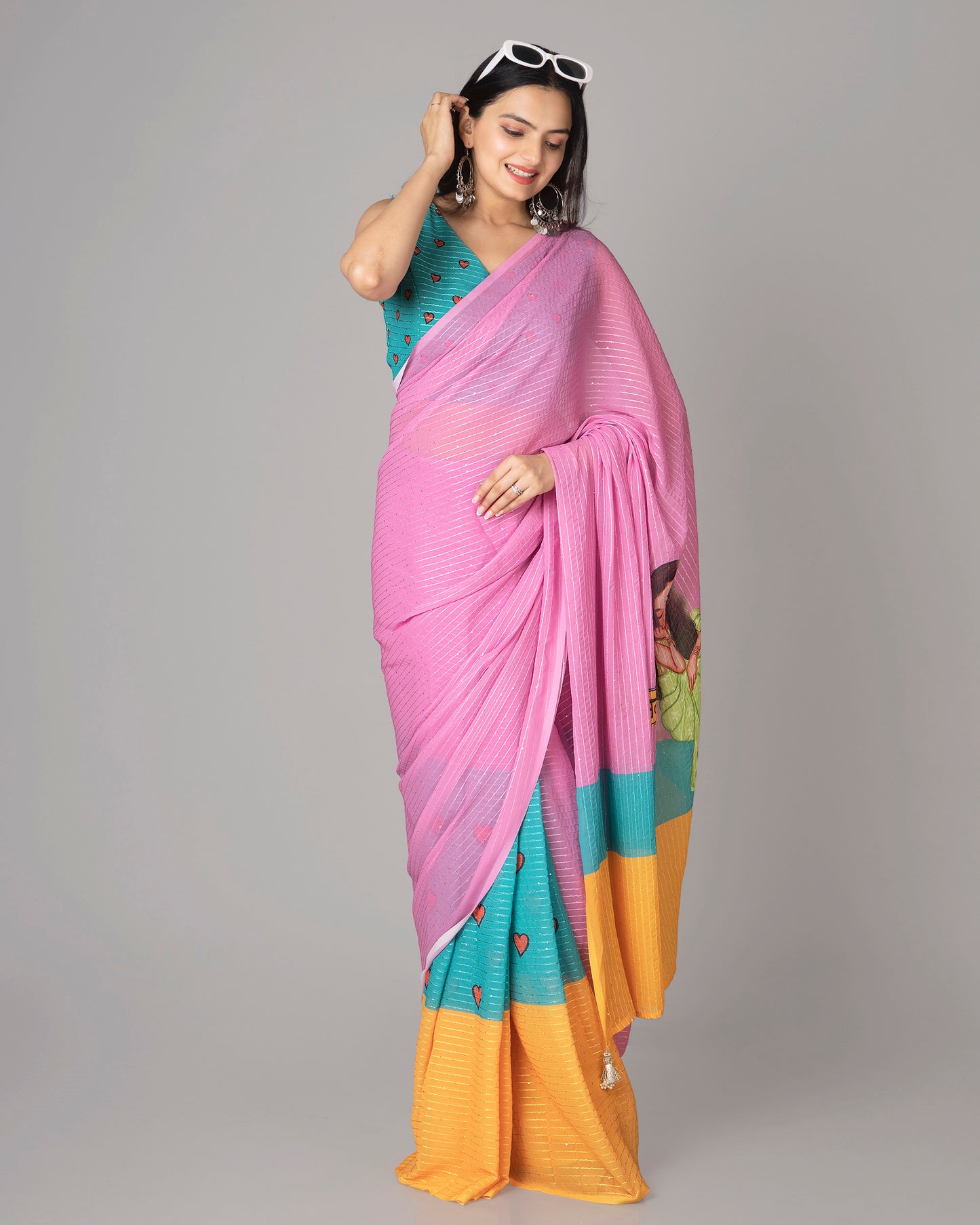 Unleash Your Inner Fashionista With Quirky Pre-Draped Saree