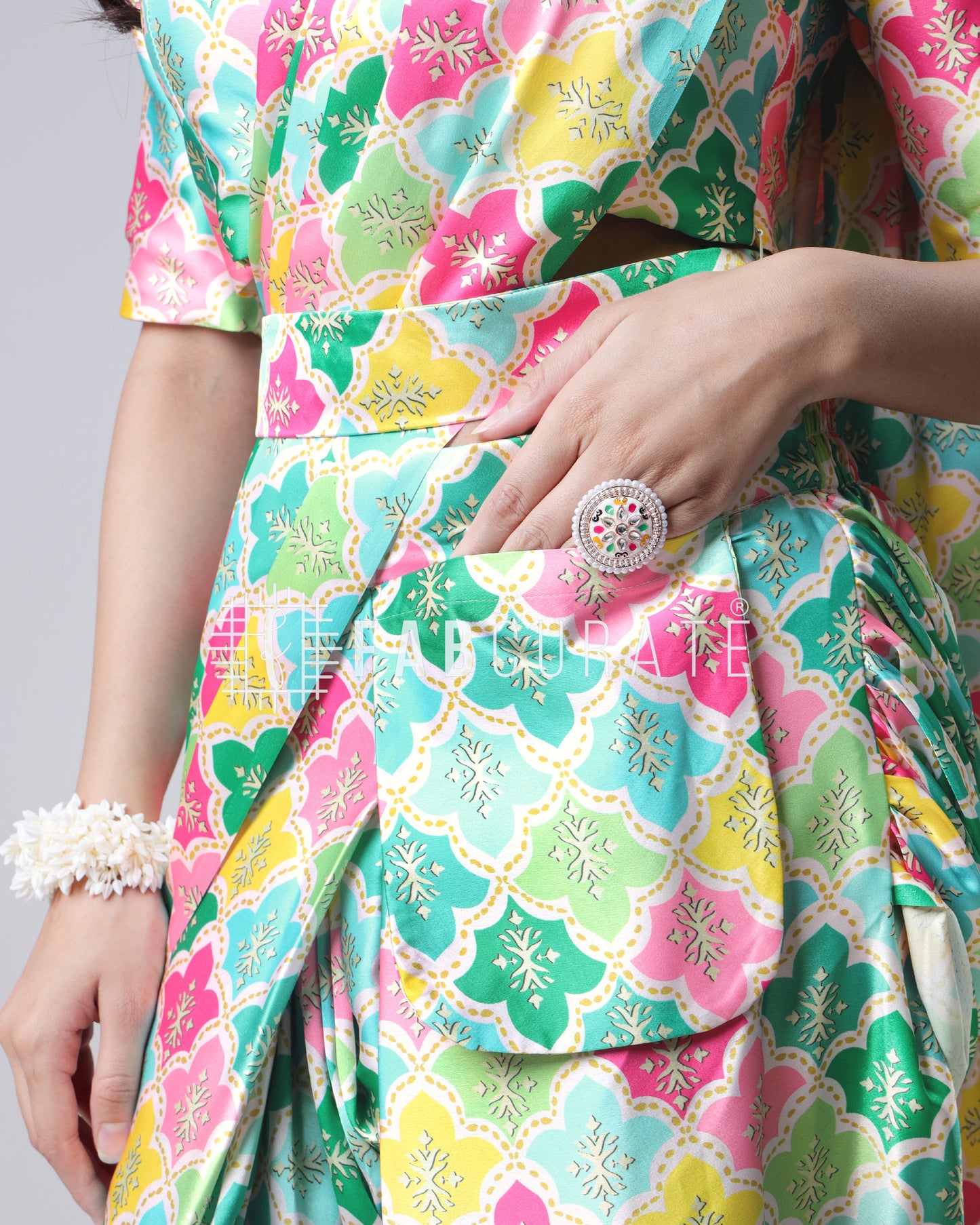 Instari: The One-Minute Pre-Drape Dhoti Saree With Pocket And Belt