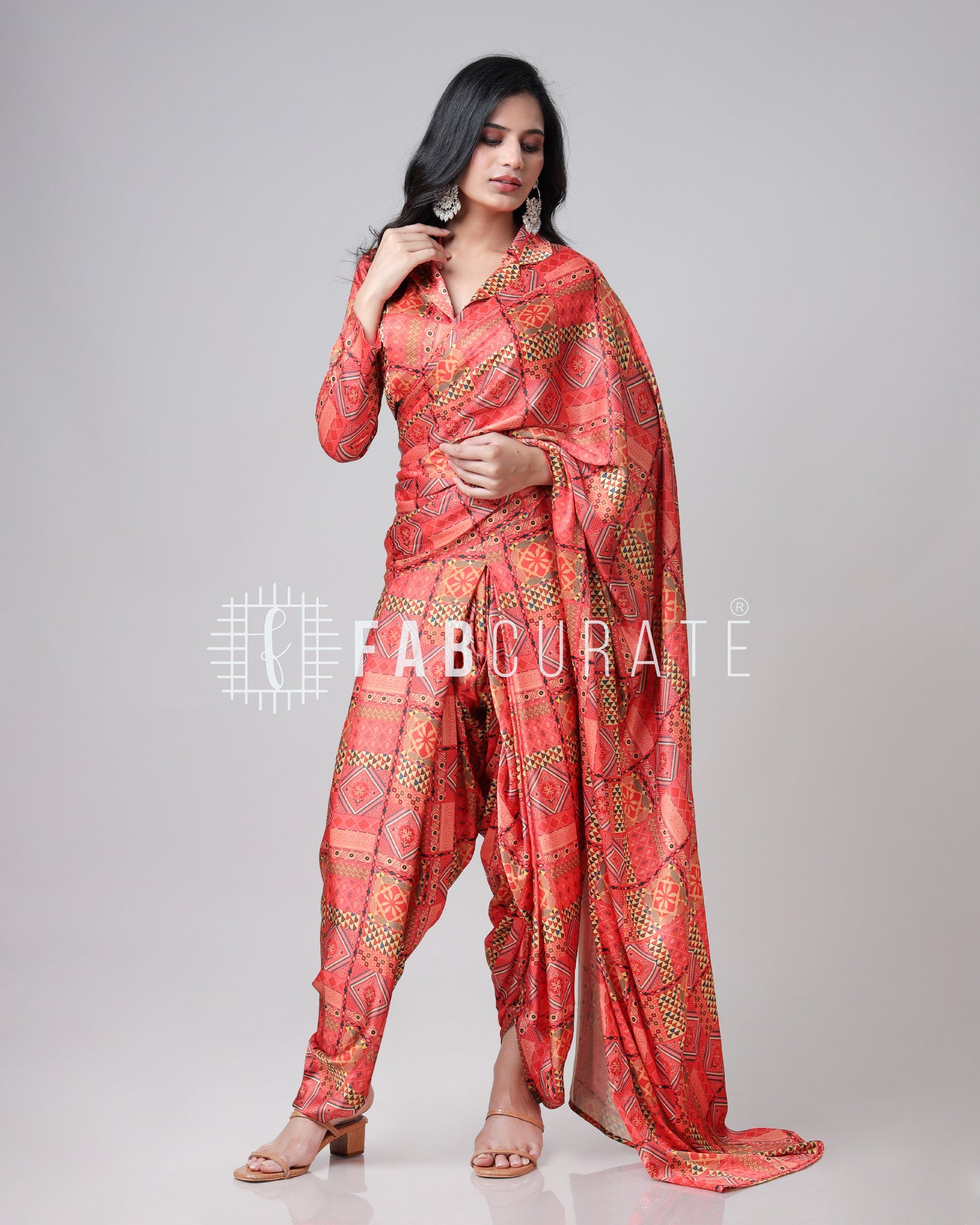 Instari: The One-Minute Pre-Drape Dhoti Saree With Pocket And Belt