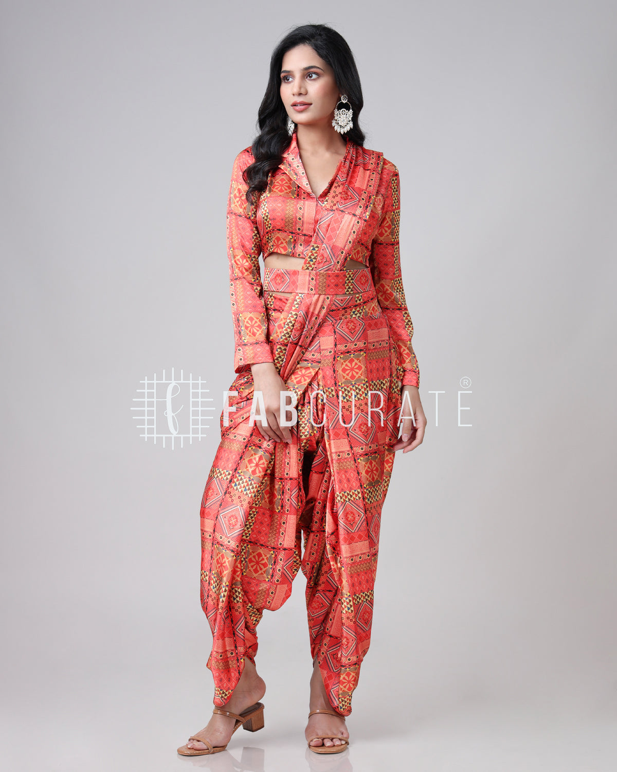 Instari: The One-Minute Pre-Drape Dhoti Saree With Pocket And Belt