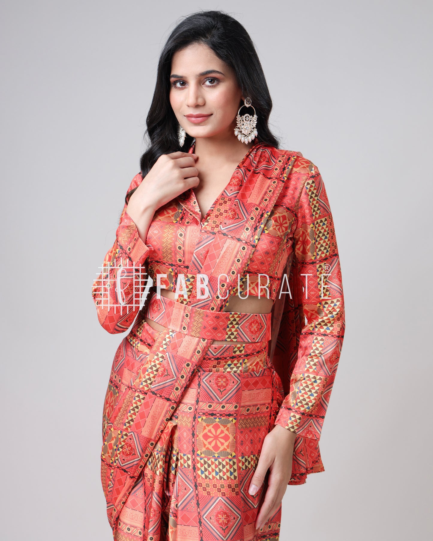 Instari: The One-Minute Pre-Drape Dhoti Saree With Pocket And Belt