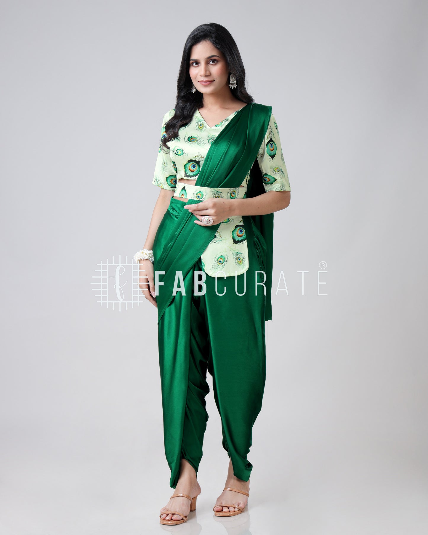 Veerangana By Fabcurate: The Ultimate Dhoti Pre-Drape Saree With Pocket And Belt