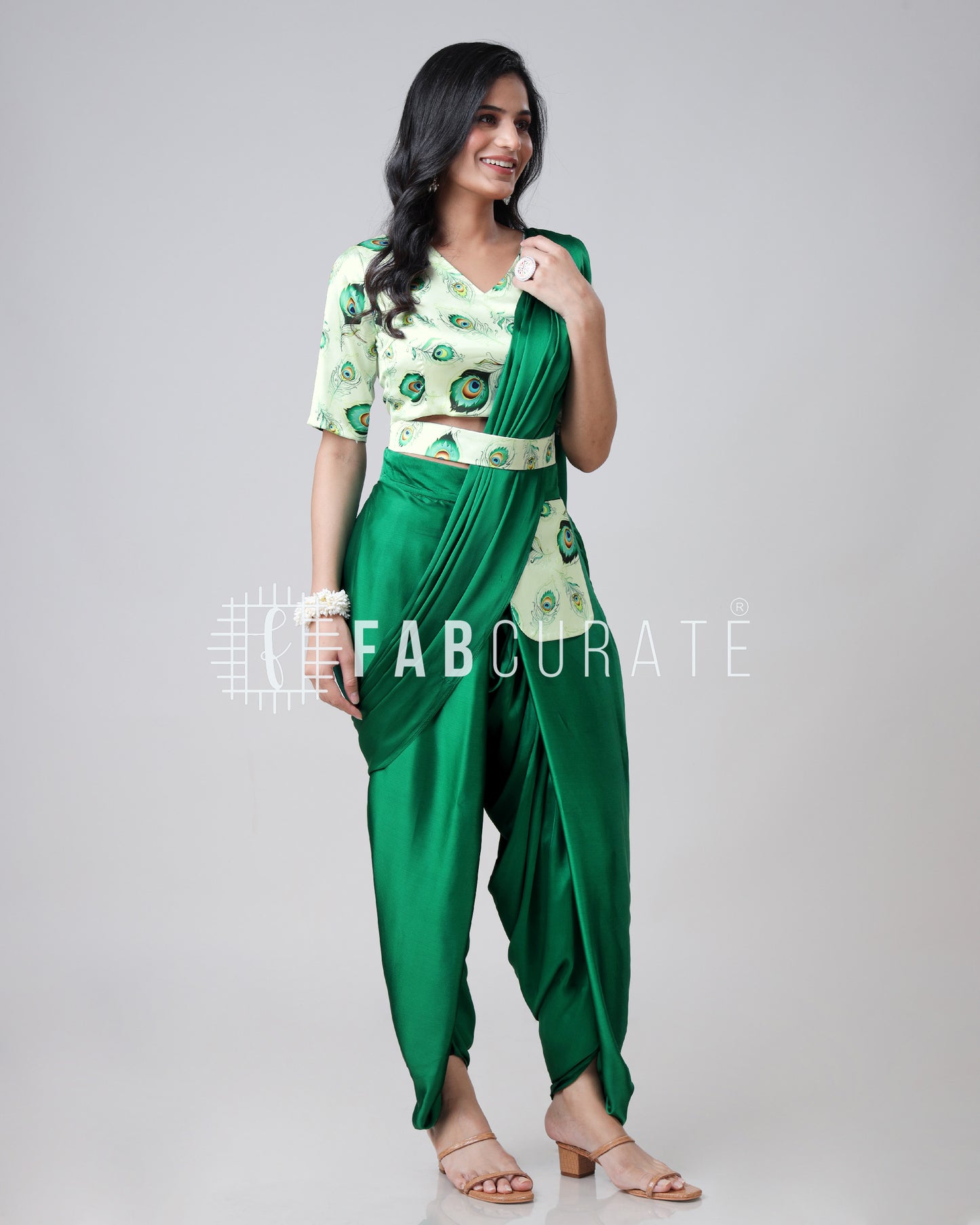 Veerangana By Fabcurate: The Ultimate Dhoti Pre-Drape Saree With Pocket And Belt