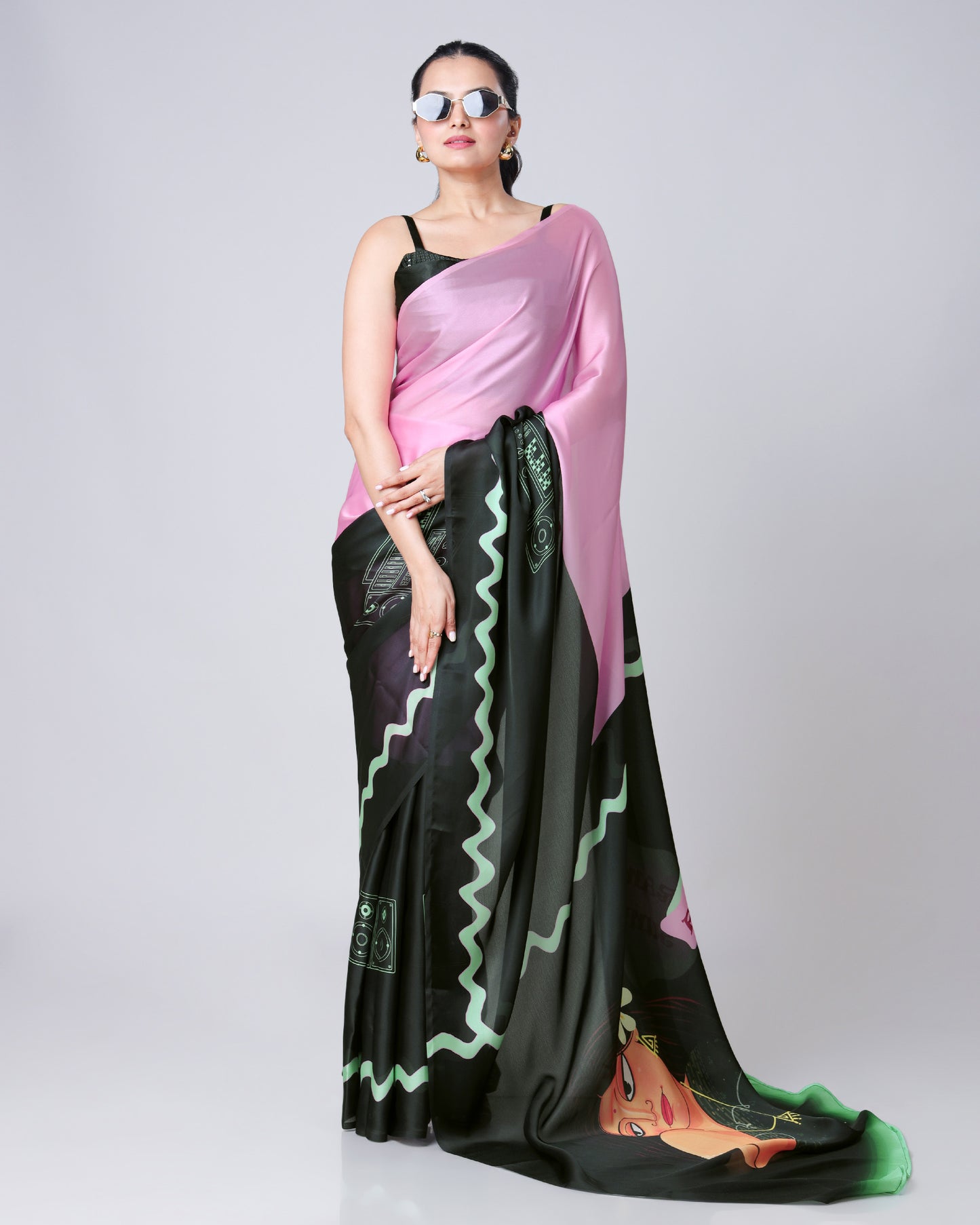If Looks Could Kill - This Saree Would Be Illegal