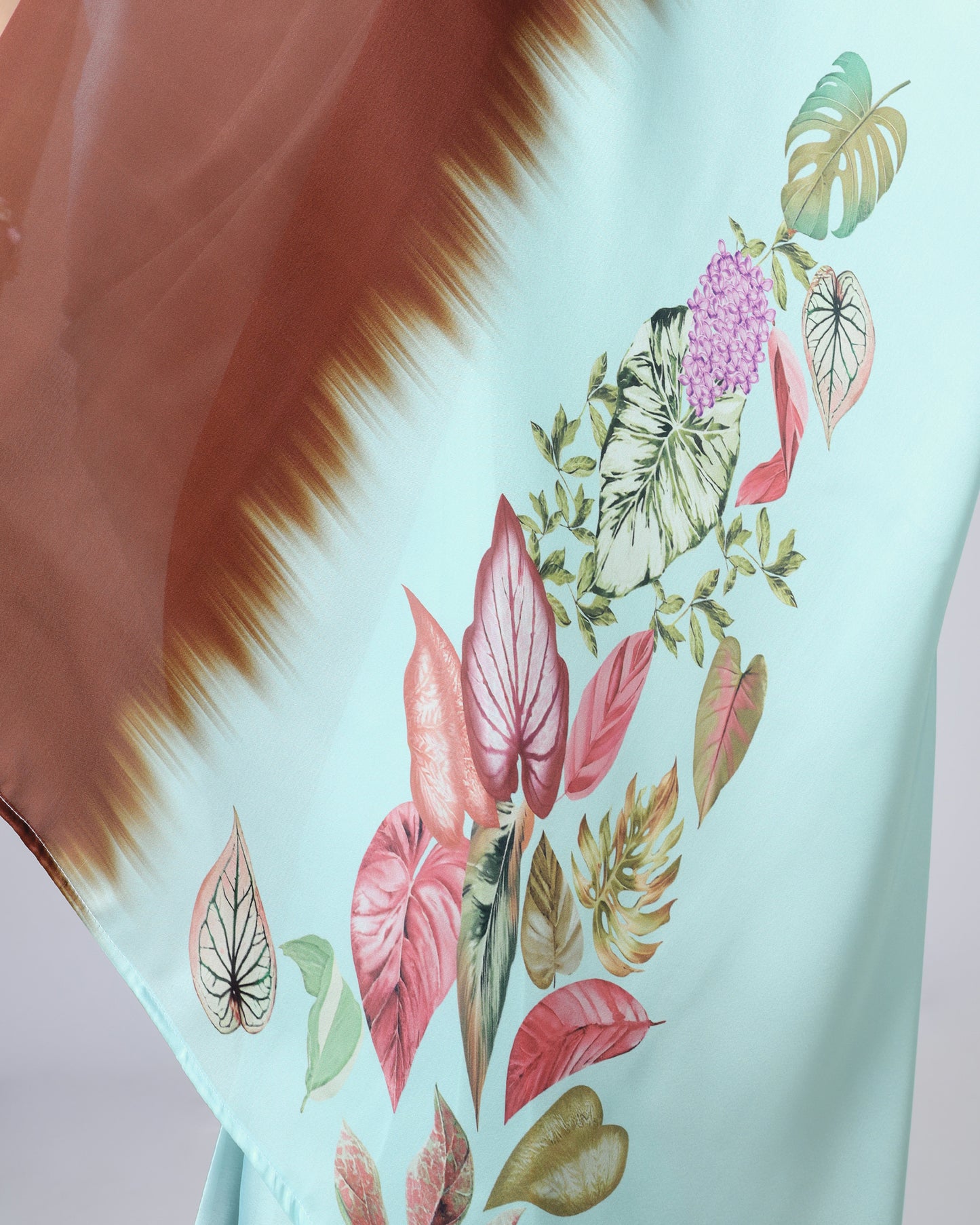Drape And Bloom - Ombre Saree with Floral Elegance