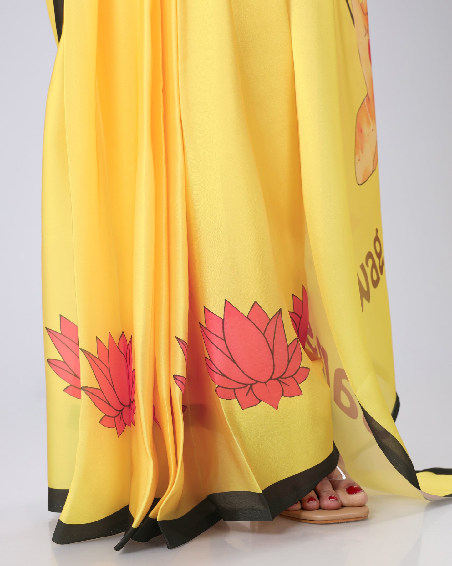 Apni Sanskriti, Apna Swag - Yellow Quirky Saree