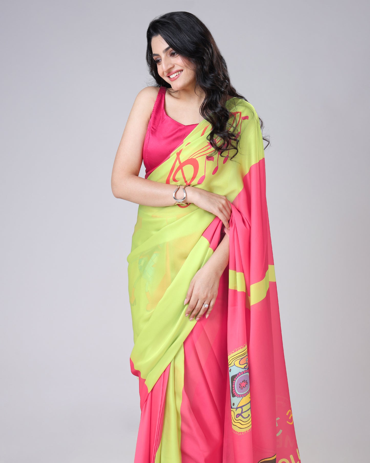 Ghoonghat with attitude – louder than words - Quirky Saree