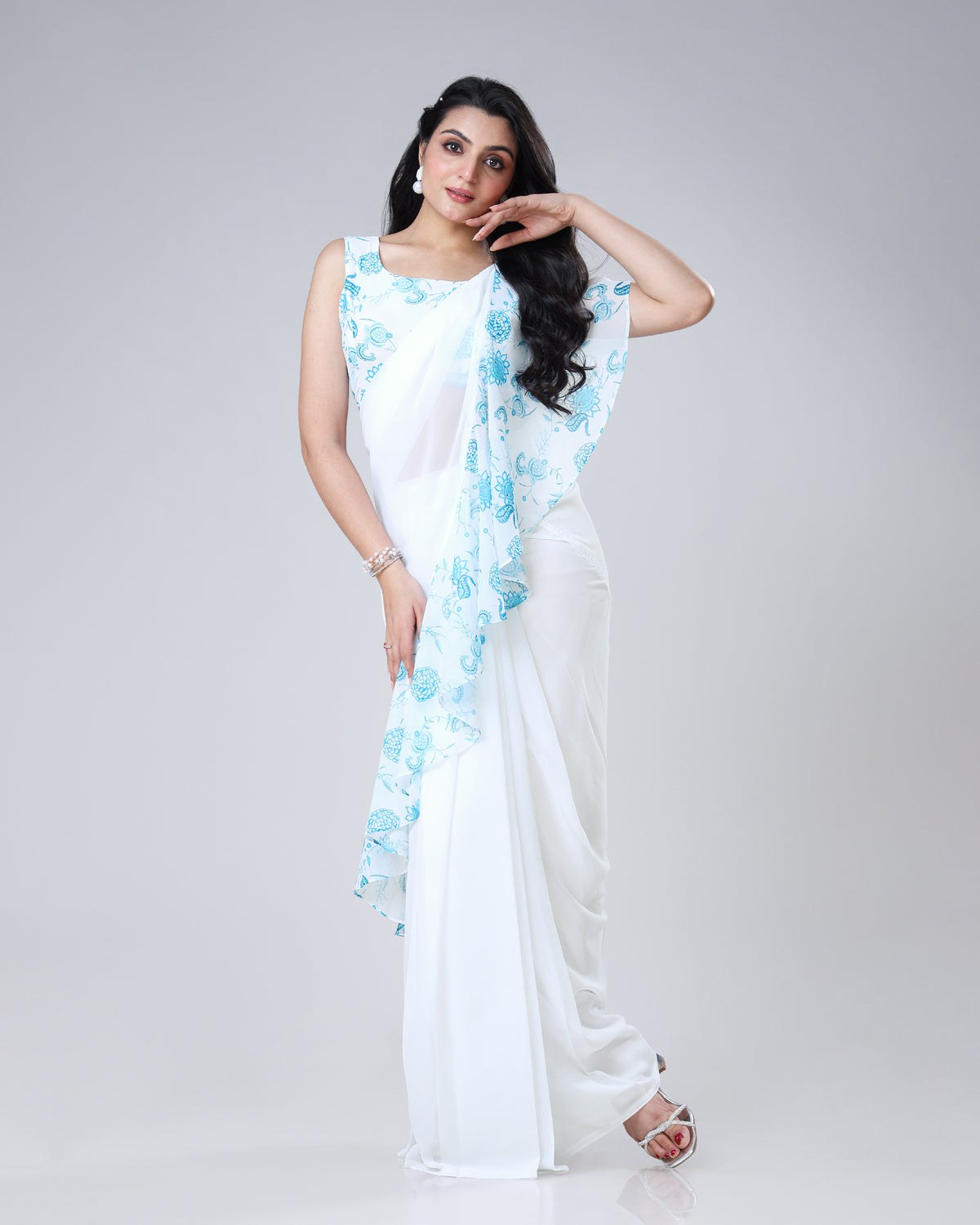 Bollywood Queen – Designer Dhamaka Ruffle Saree 2025