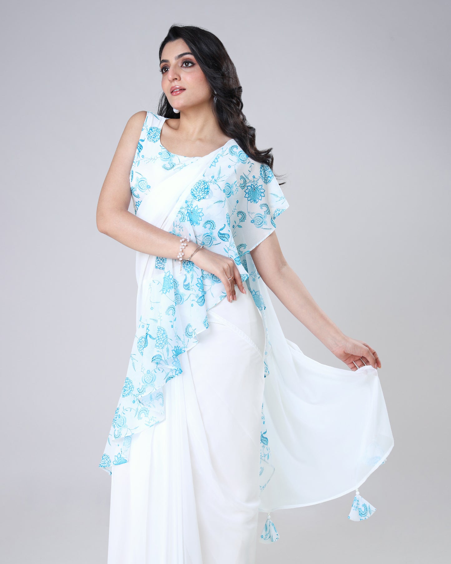 Bollywood Queen – Designer Dhamaka Ruffle Saree 2025