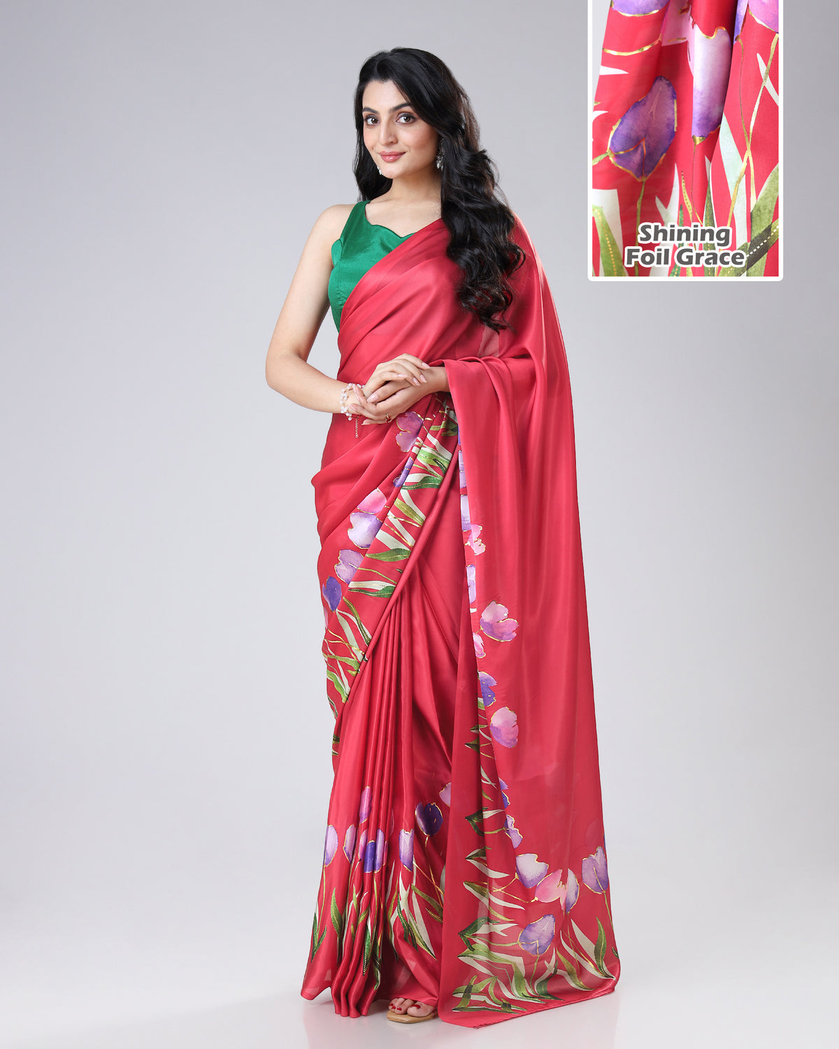 Fashion Bulletin - Foil Work Saree That Broke the Internet 2025