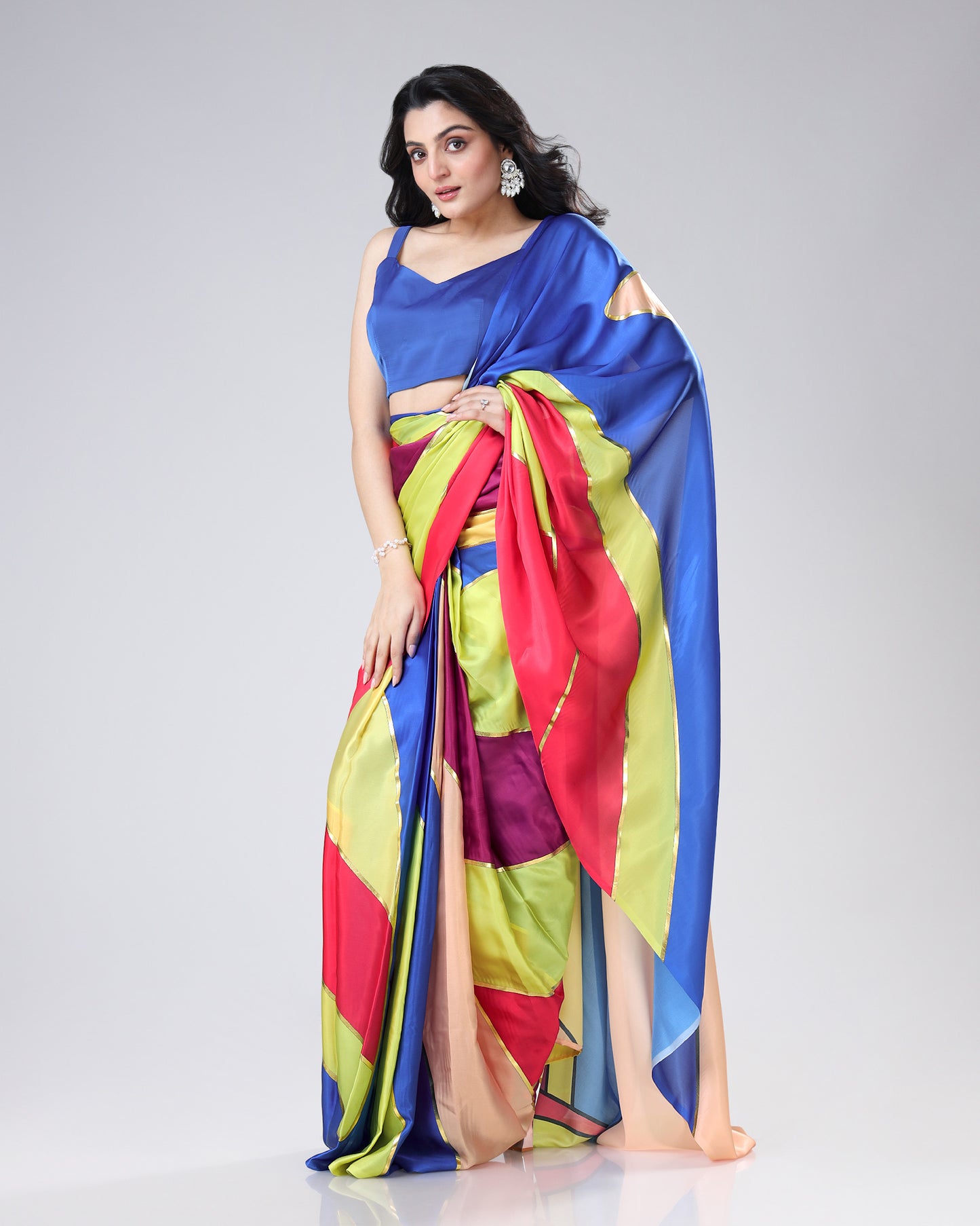 Public Demand: Foil Work Saree Becomes Top-Selling Star