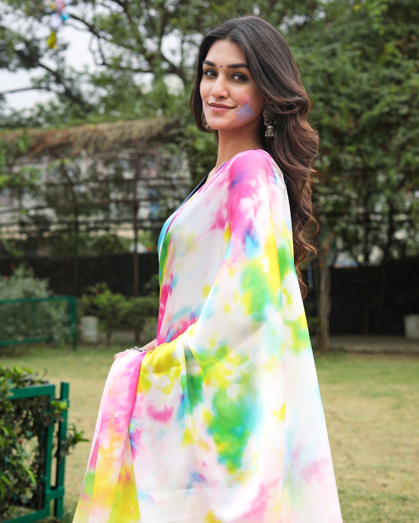Reel Pe Chha Jane Wali Sabse Stylish Holi Saree