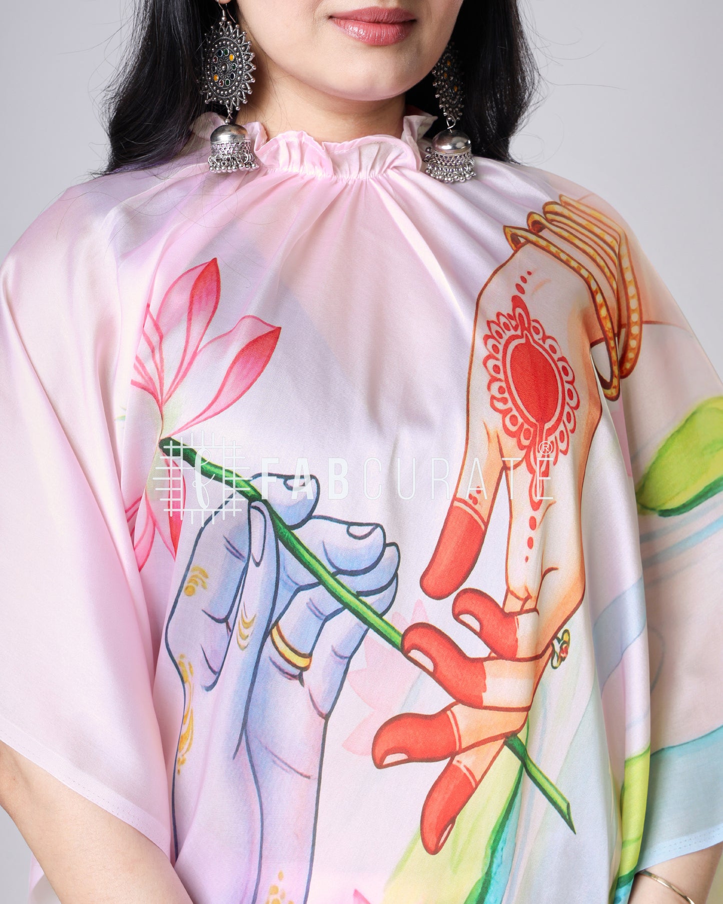 Divine Hands Freehand Art Saree