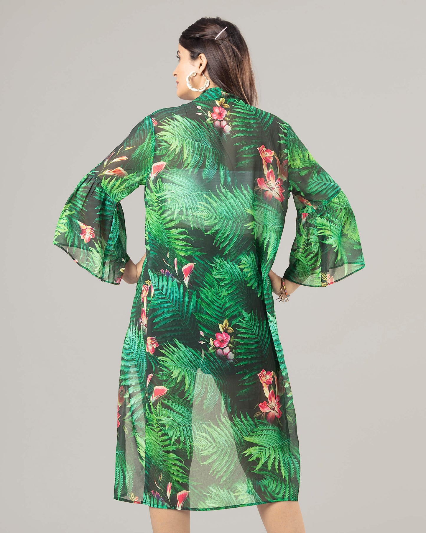 Exclusive Floral Kimono Shrug For Women