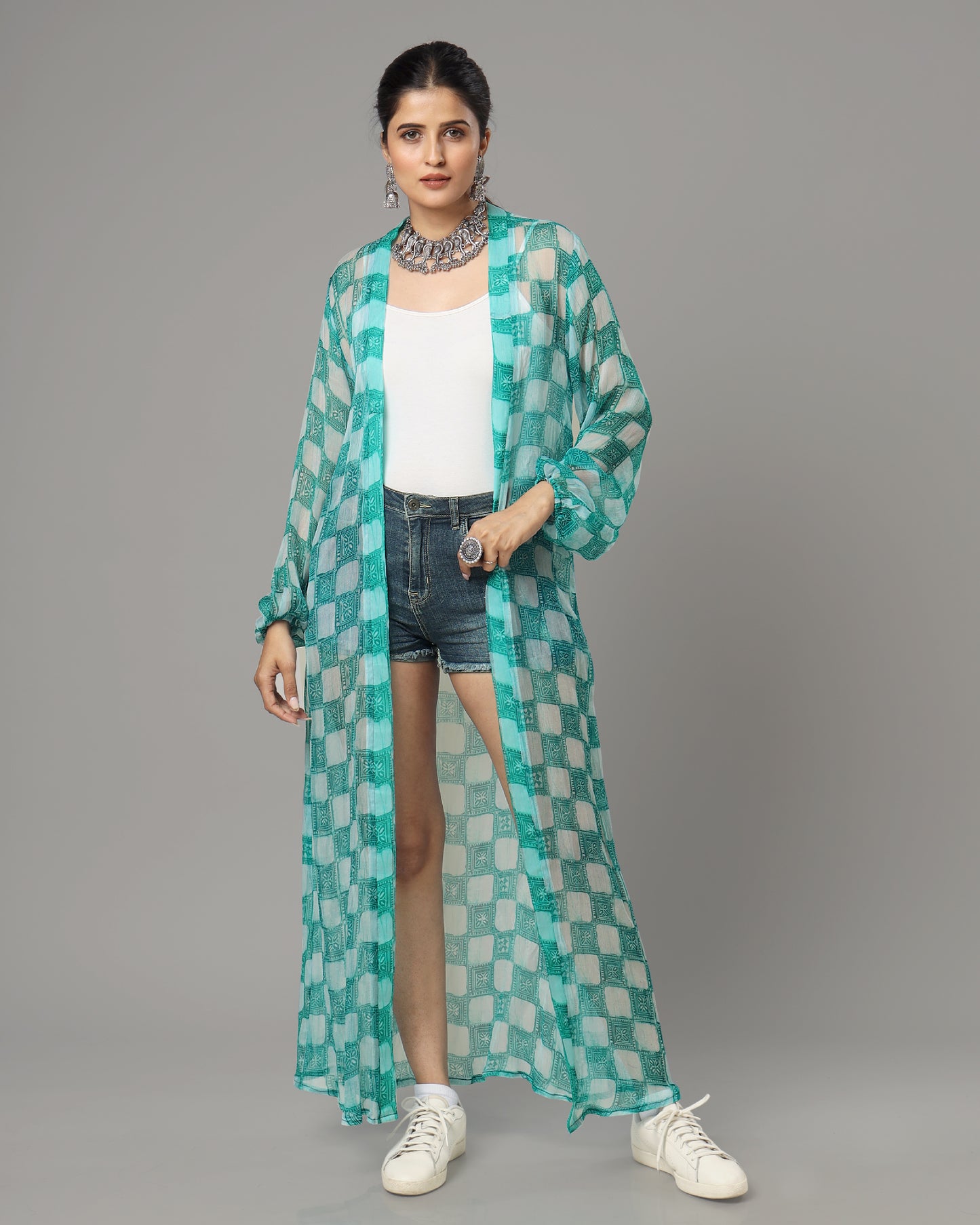Gorgeous Geometric Shrug For Women