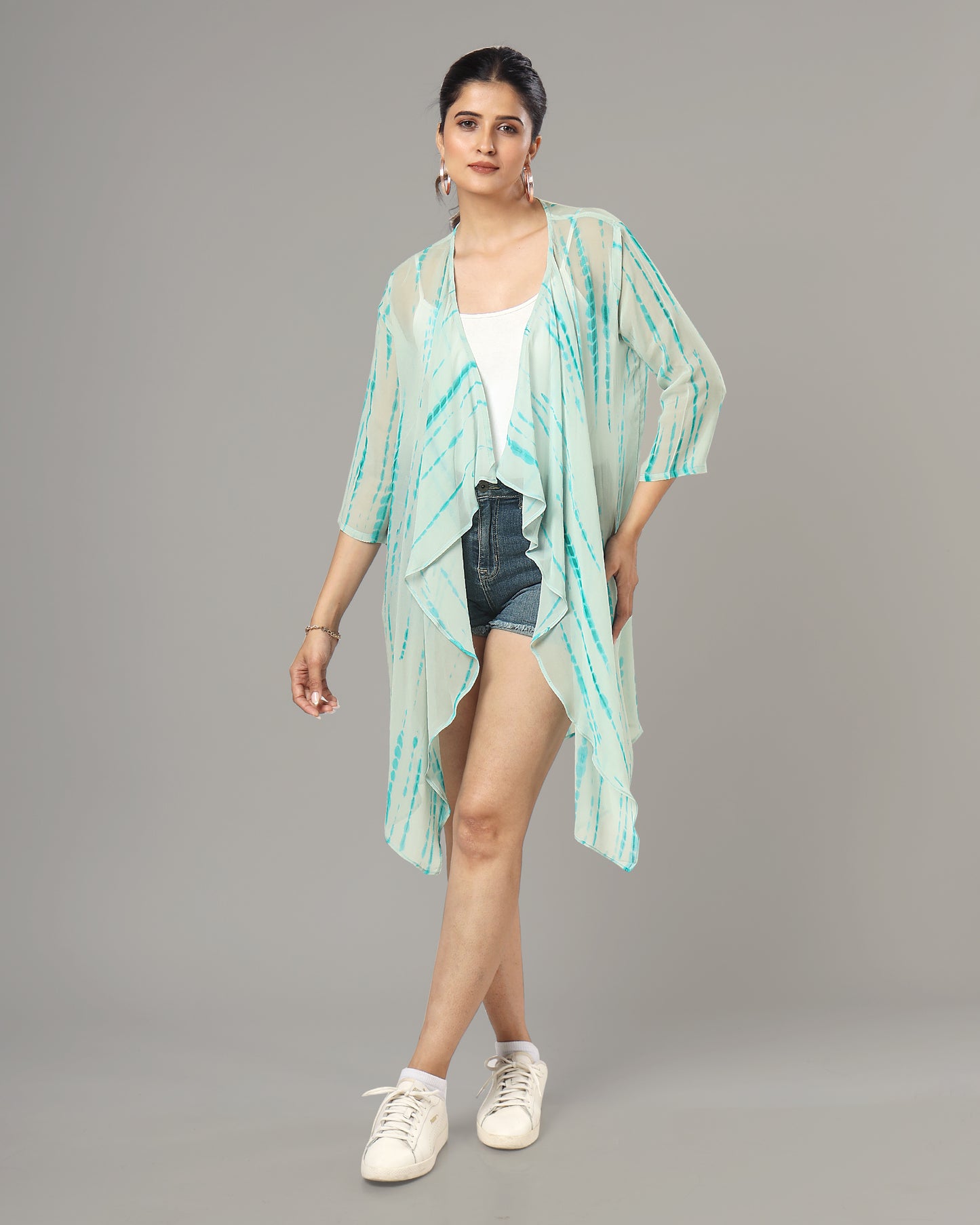Exclusive Shiiborii Waterfall Shrug For Women
