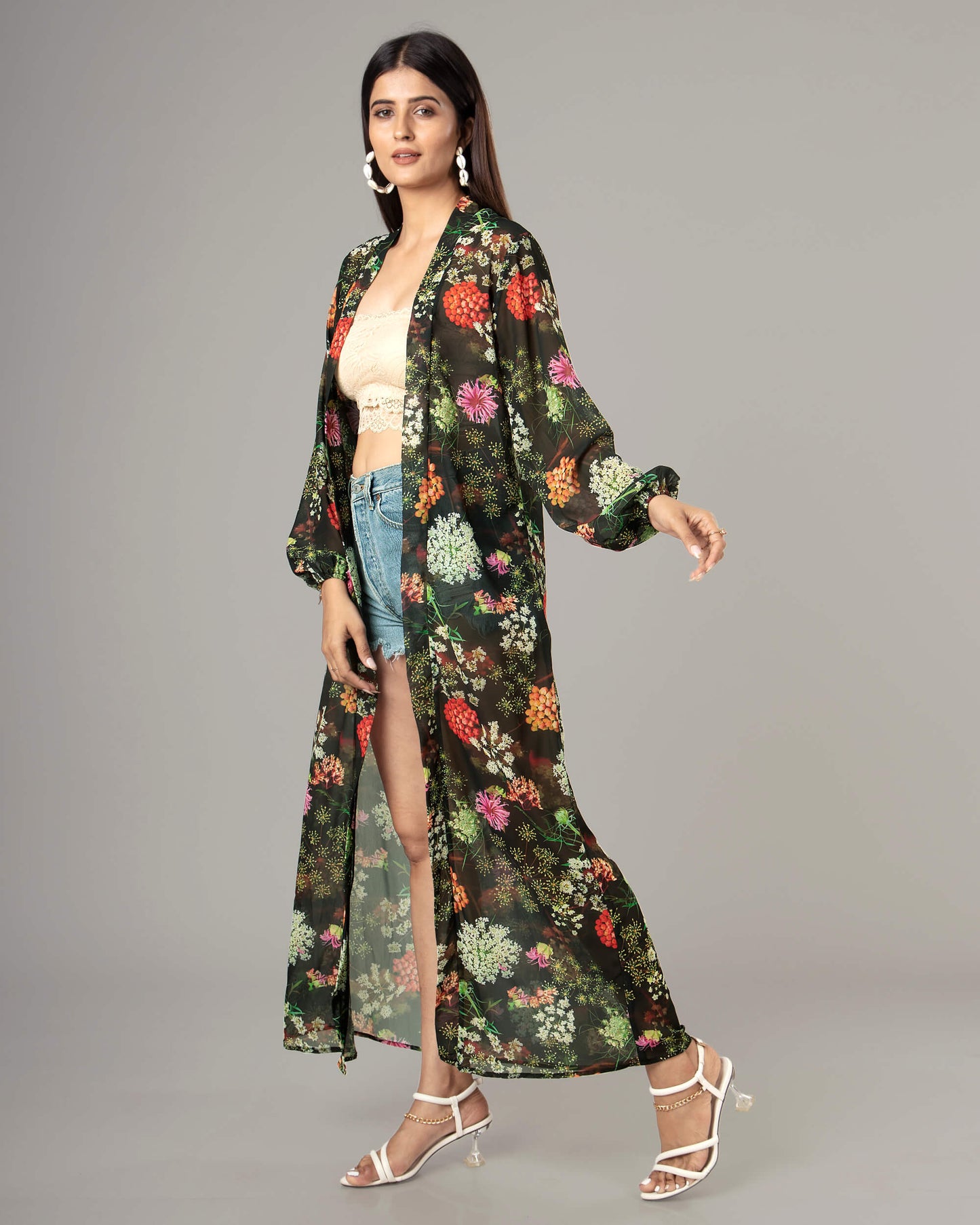 Gorgeous Floral Shrug For Women