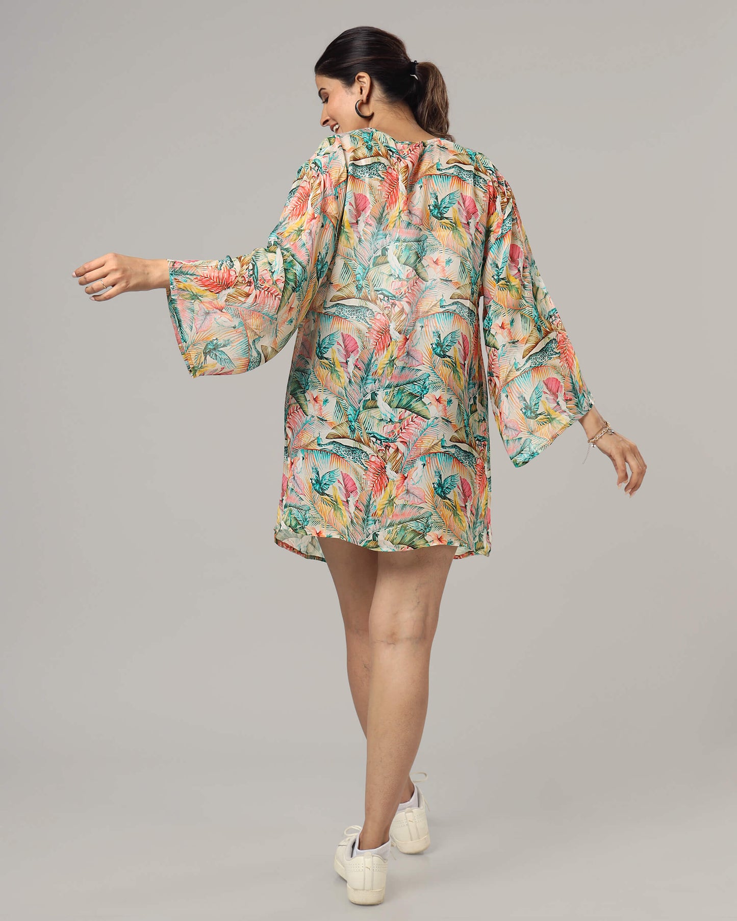 Tropical Kimono Shrug For Women