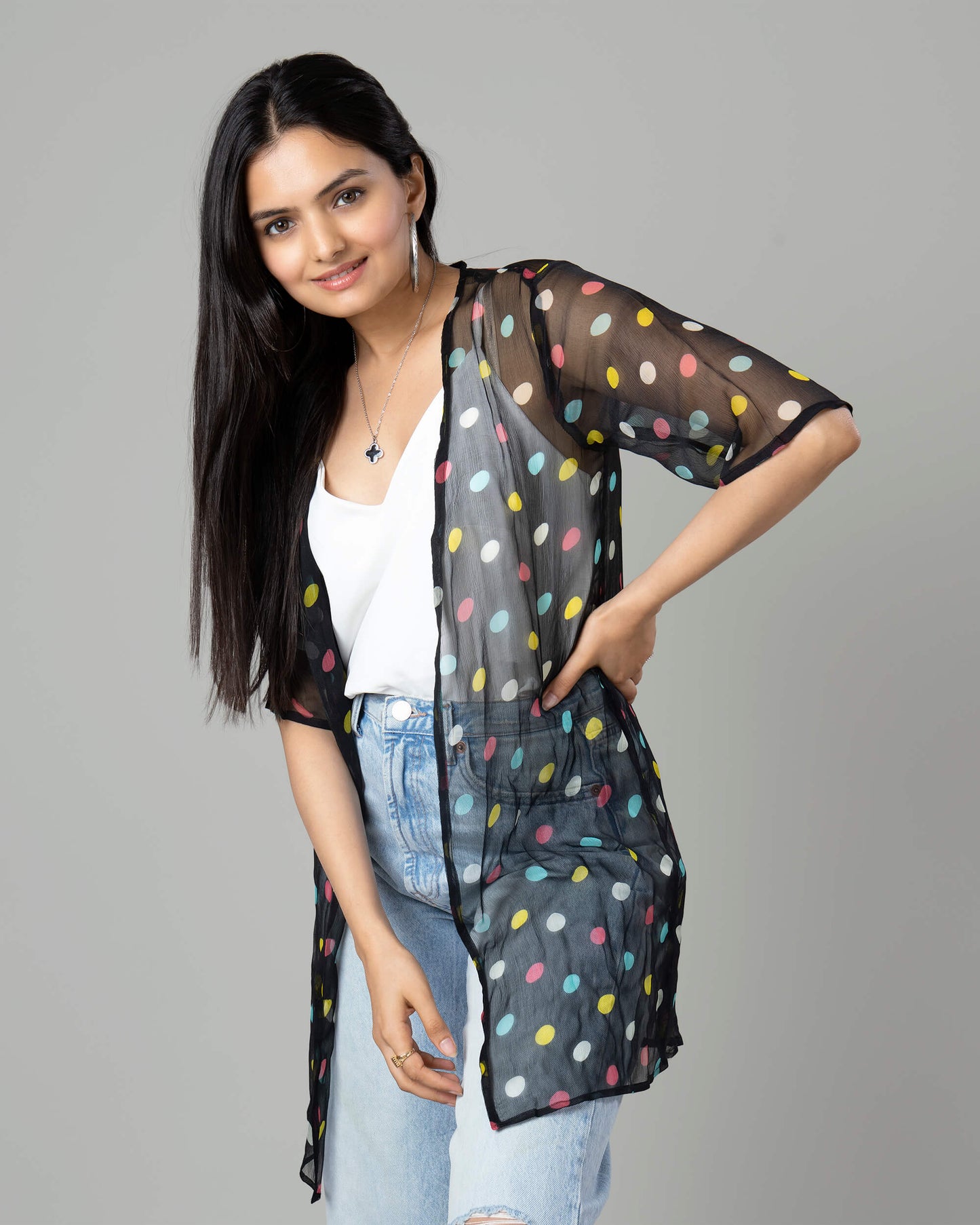 Bestselling Polka Dots Shrug For Women