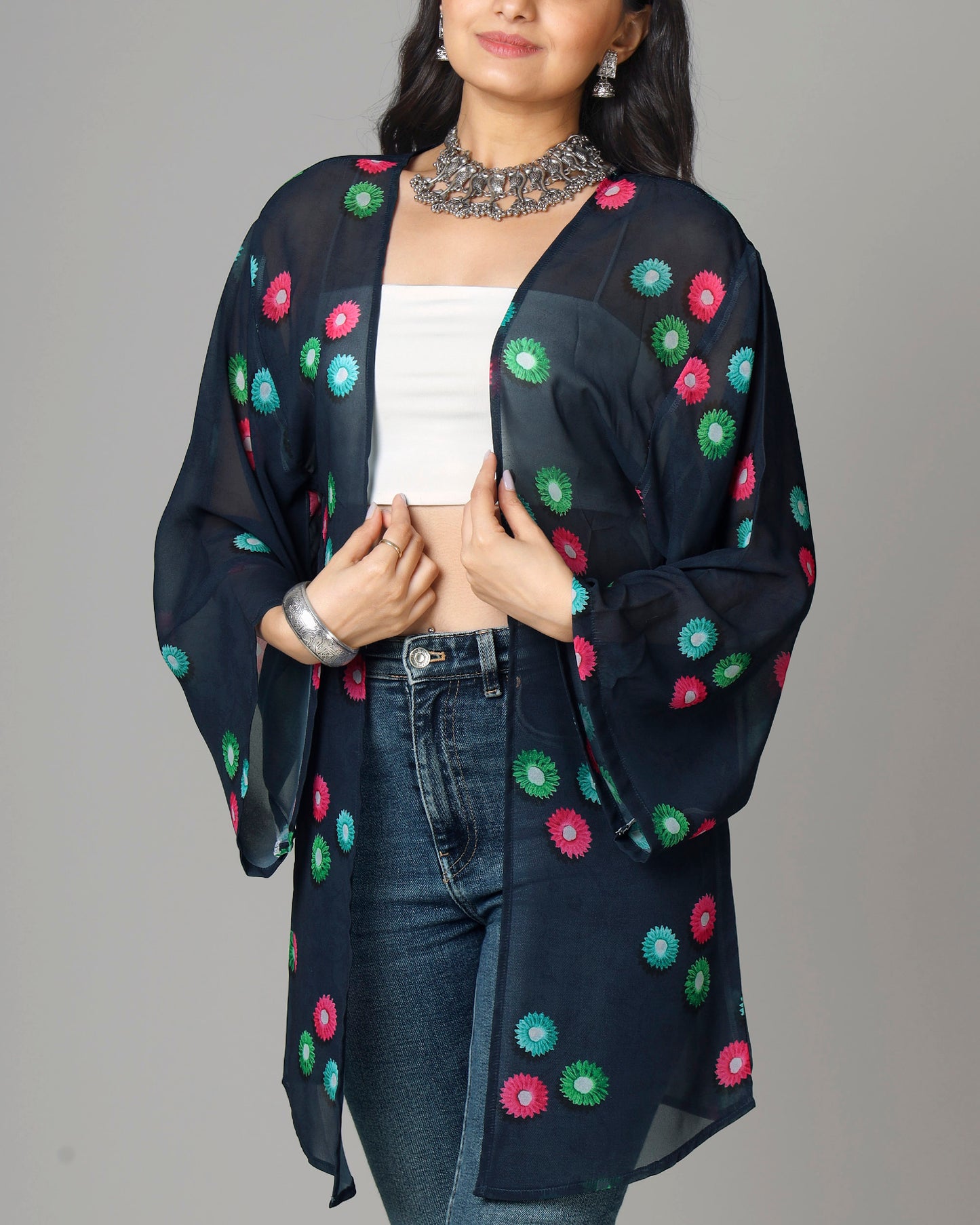 Exclusive Festive Season Gamthee Digital Print Georgette Fabric