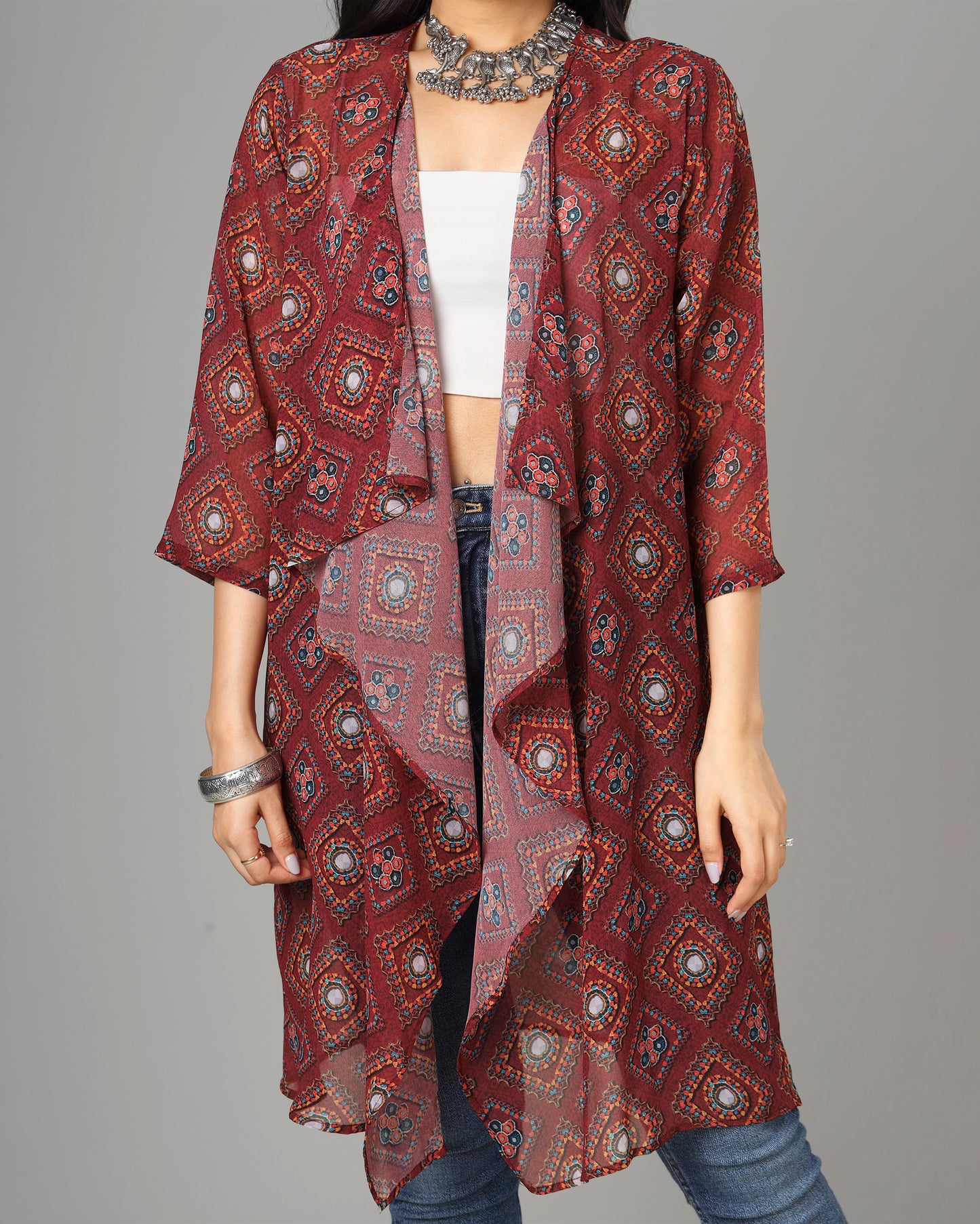 Exclusive Festive Season Gamthee Shrug For Woman