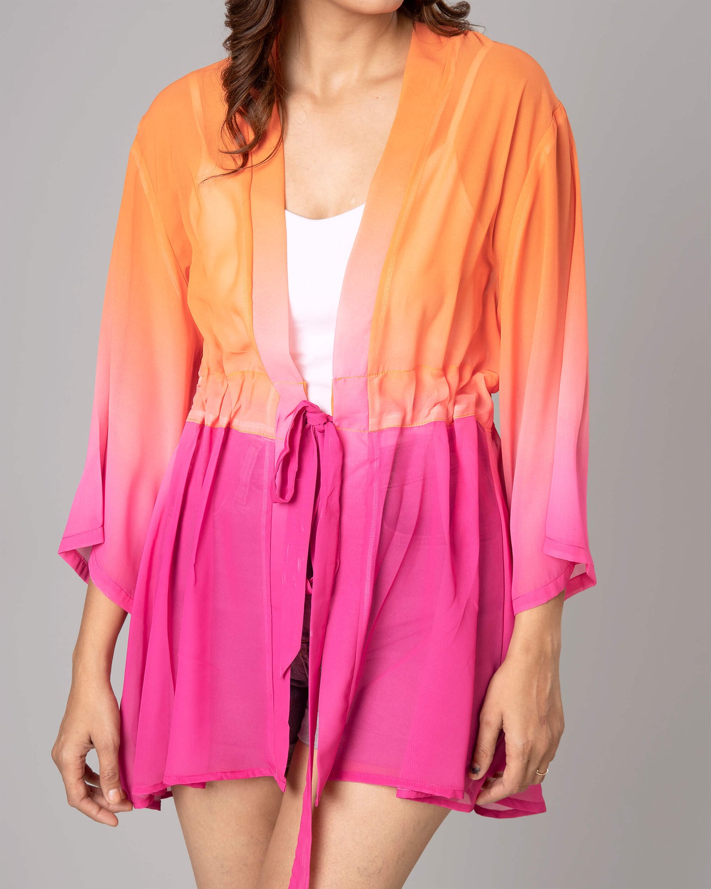 Exclusive Ombre Shrug For Woman