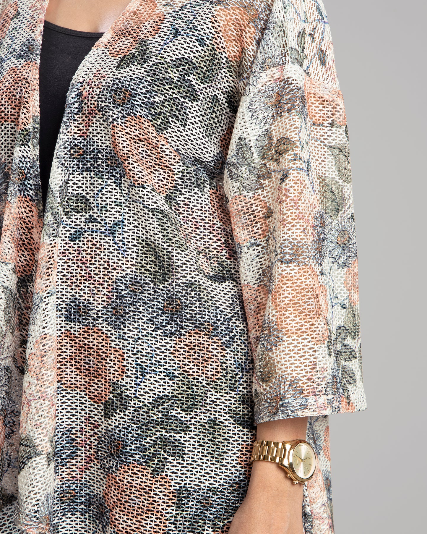 Lovely Floral Shrug For Woman