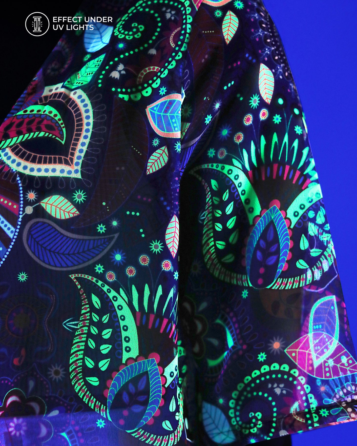 Shrug And Shine - Neon Printed Party Shrug That Glows Bright