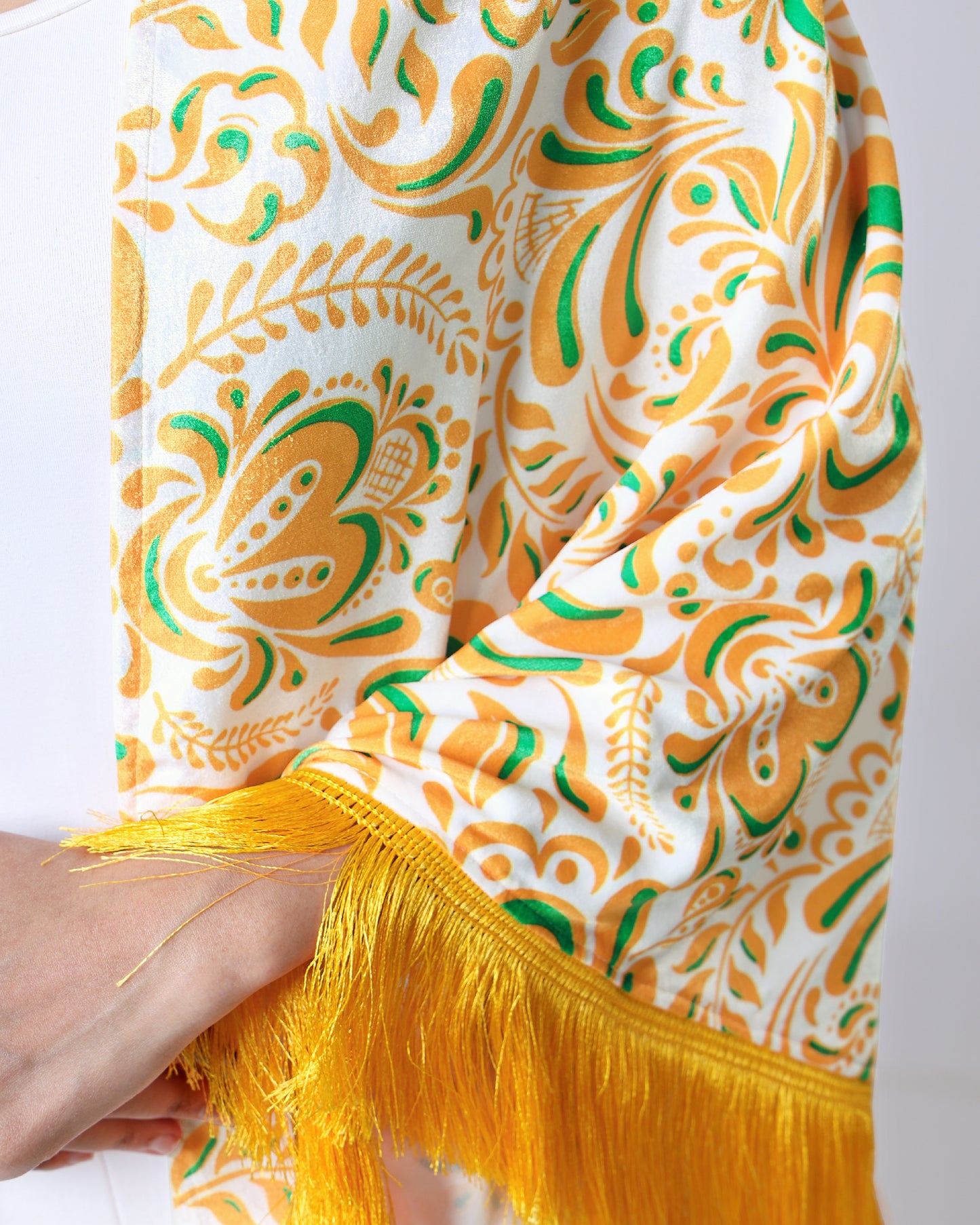 Patriot Mode ON | Tri-Color Statement Shawl