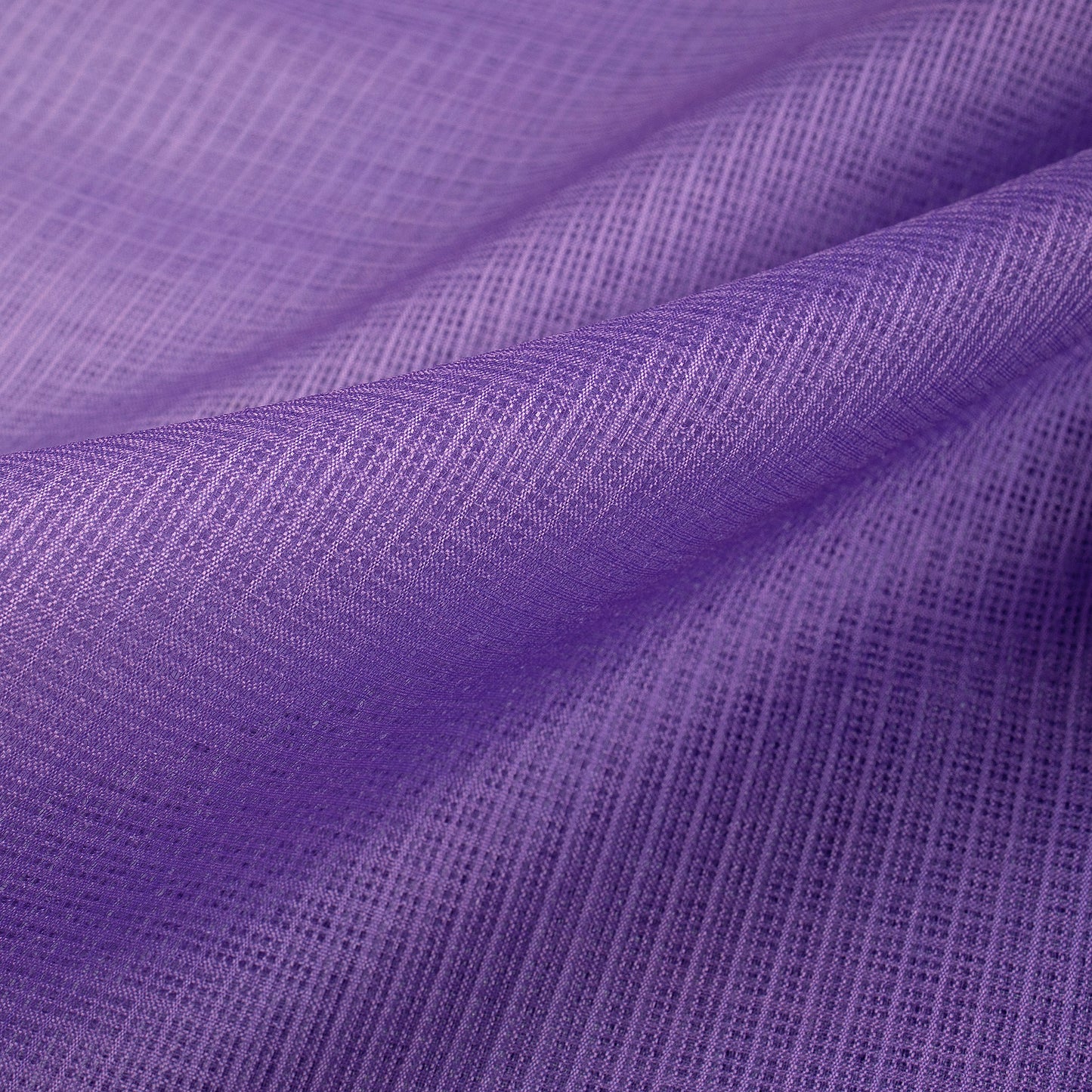 Deep Violet Purple Ombre Digital Print Kota Doria Fabric