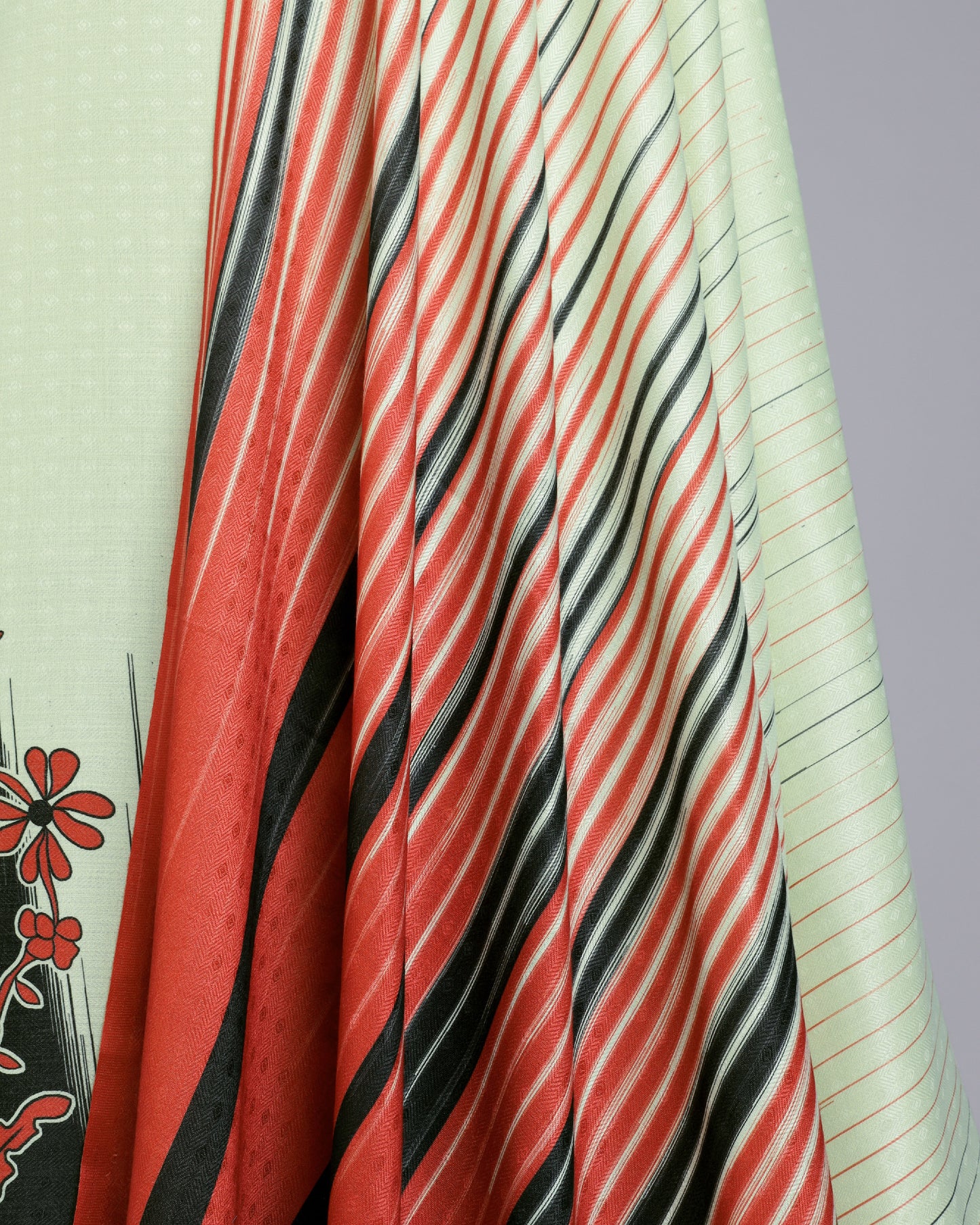 Exclusive 2 Piece Pashmina Unstiched Suit Set Feturing Kurta Dupatta