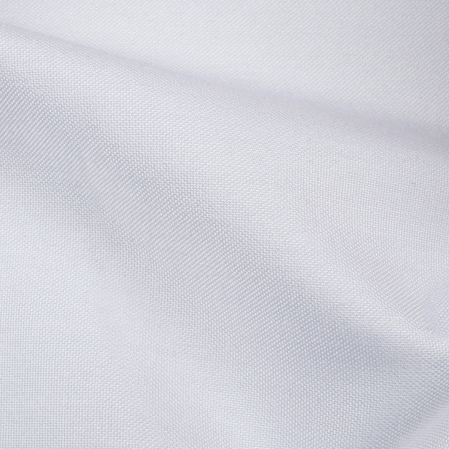 White Plain Poly Poplin Premium Shirting Fabric (Width 58 Inches)