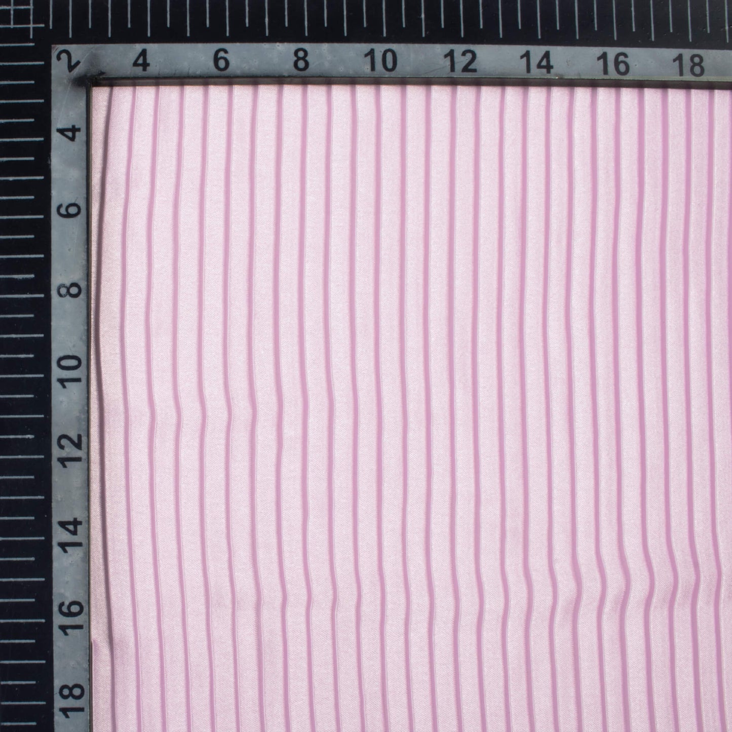 Lace Pink Plain Japan Satin Pleated Fabric