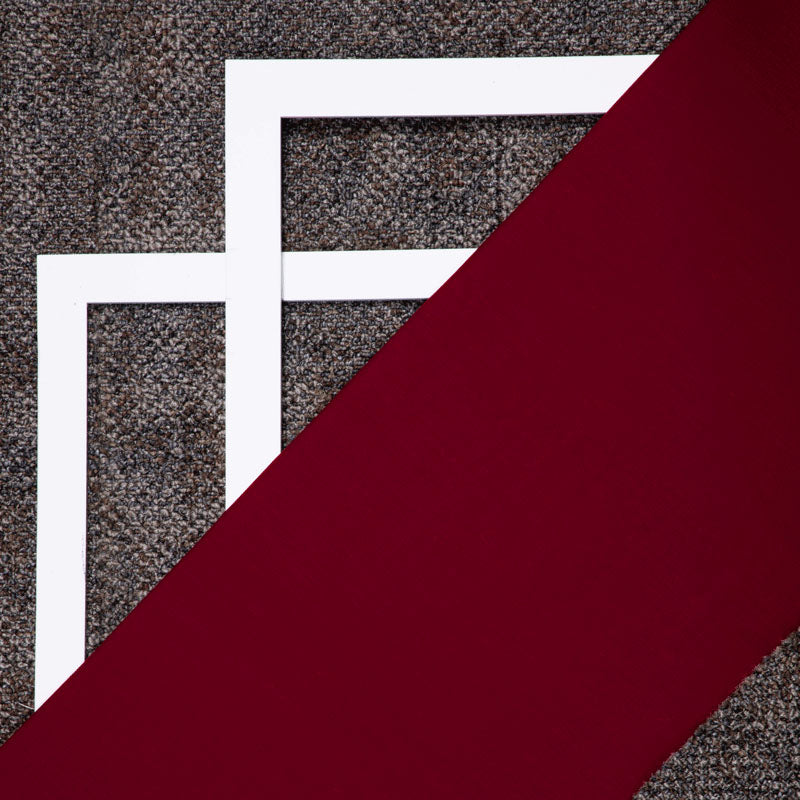 Burgundy Plain Cotton Cambric Fabric - Fabcurate