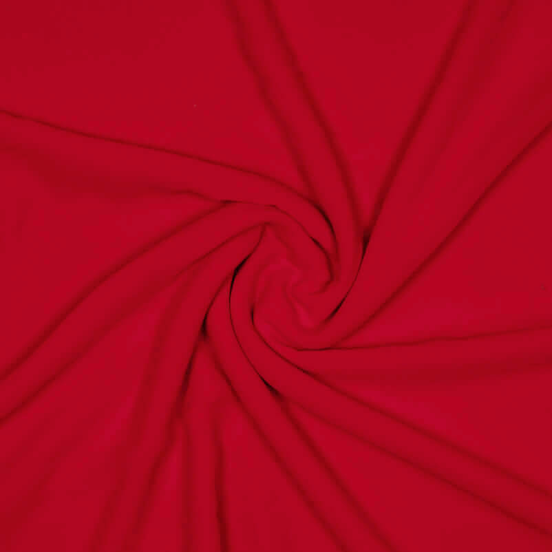Red Plain Georgette Fabric - Fabcurate