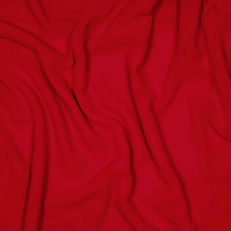 Red Plain Georgette Fabric - Fabcurate