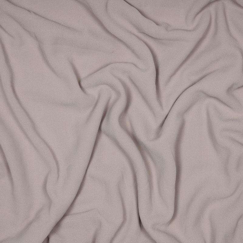 Roma Haze Grey Plain Georgette Fabric - Fabcurate