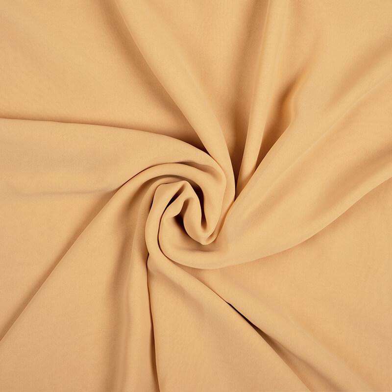 Beige Plain Georgette Fabric - Fabcurate