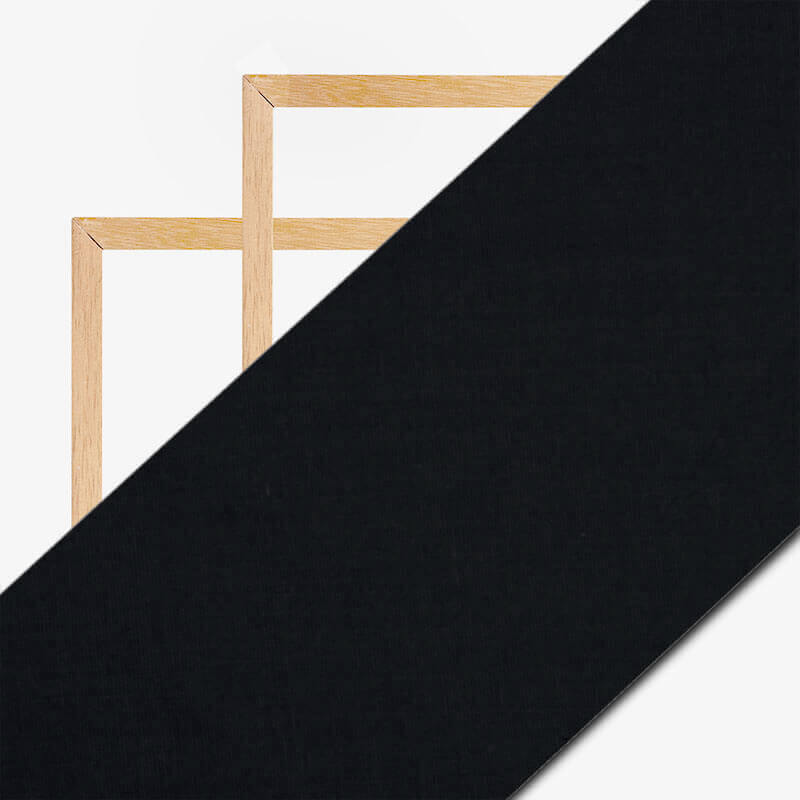 Black Plain Rayon Slub Lycra Fabric - Fabcurate