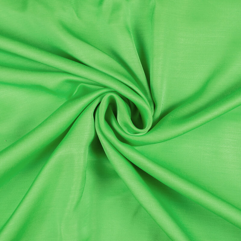 Perrot Green Plain Modal Satin Fabric