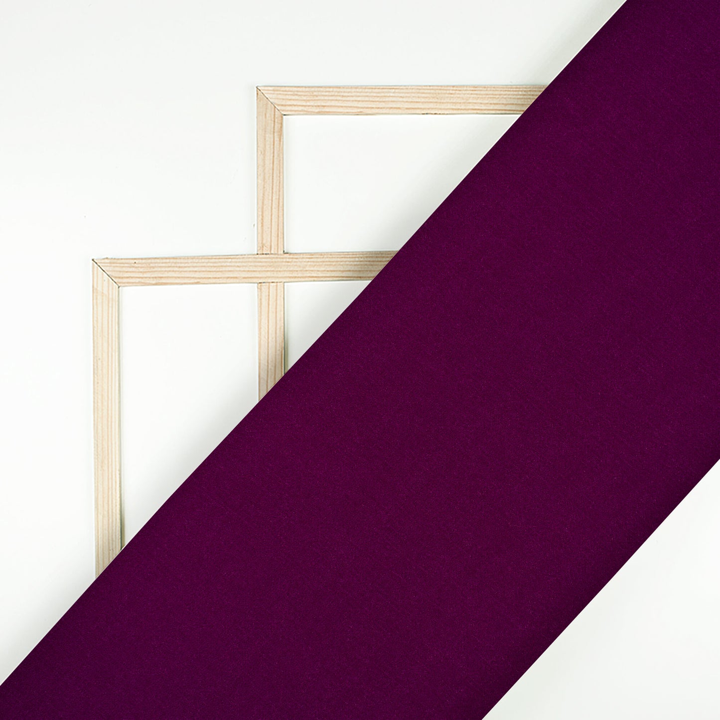 Wine Purple Plain Viscose Chinnon Chiffon Fabric