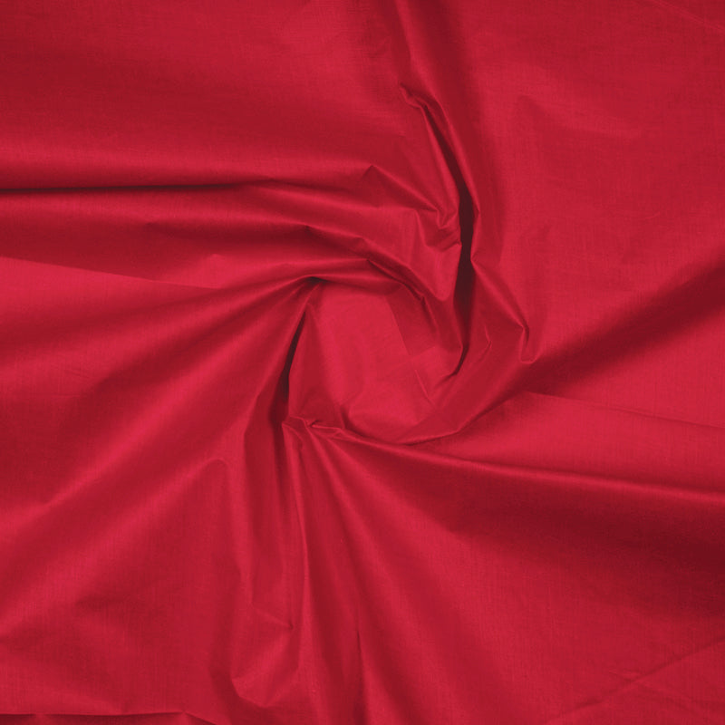 Red Plain Cotton Fabric - Fabcurate