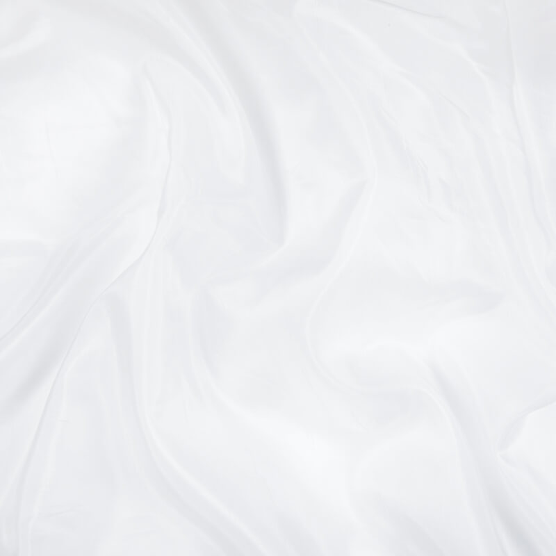 White Plain Premium Organza Silk Fabric - Fabcurate