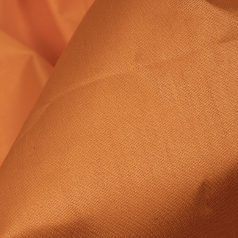 Light Orange Plain Glazed Cotton Fabric - Fabcurate