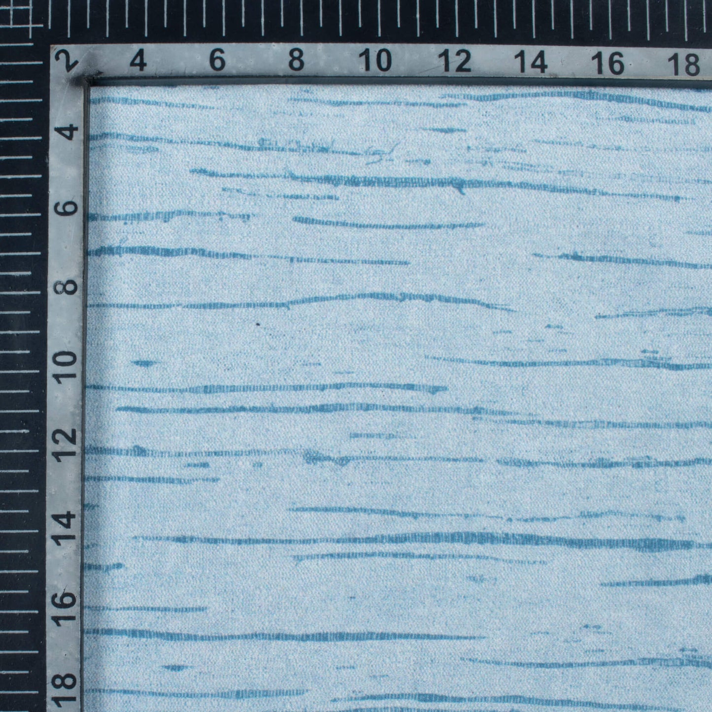 Slate Blue Textured Pattern Digital Print Crepe Silk Fabric