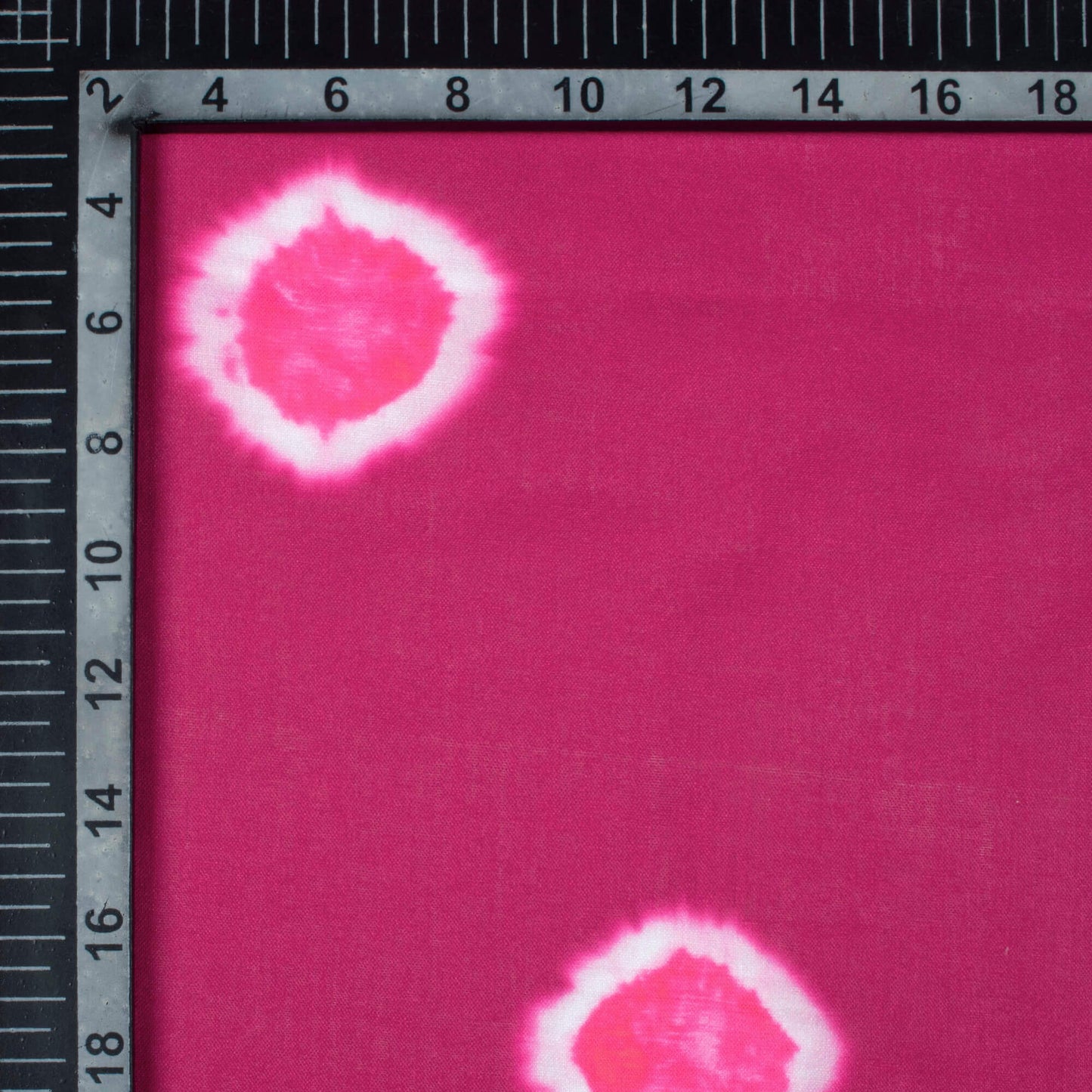Magenta Purple And Pink Shiiborii Pattern Digital Print Poly Cambric Fabric