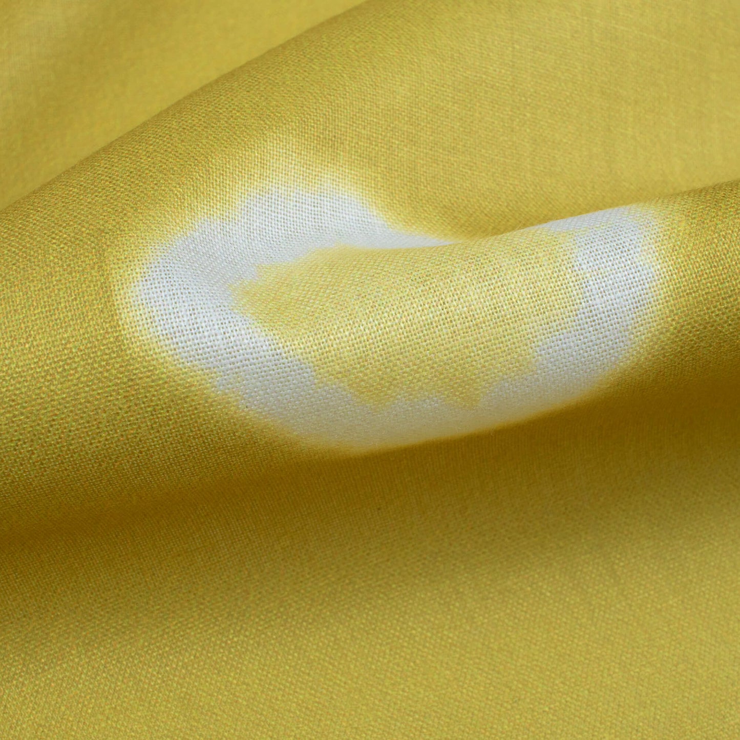 Olive Green And White Shiiborii Pattern Digital Print Poly Cambric Fabric