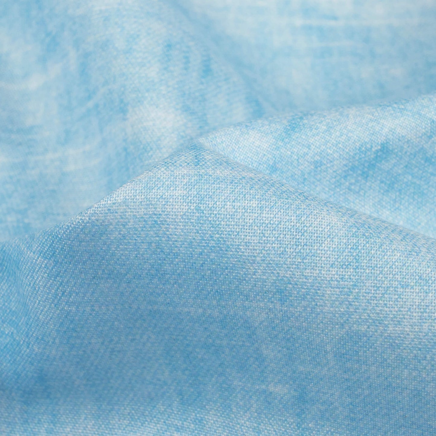 Light Blue Texture Pattern Digital Print Poly Cambric Fabric